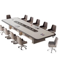Muebles de oficina, juego de escritorio, sala de conferencias, mesa de reuniones, mesas de conferencias modernas