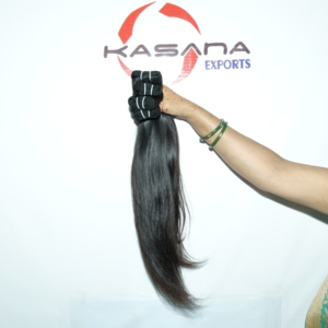 Venta al por mayor de extensiones de cabello indio alineado con cutícula de onda profunda de color natural virgen máquina suelta doble trama Remy estilos de cabello humano - Product Image 2