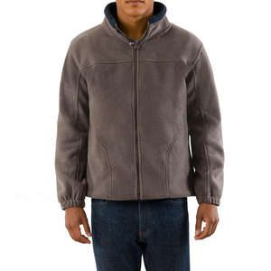 Vestes en polaire pour hommes de qualité supérieure, vente en gros personnalisée, mode de plein air, vêtements décontractés de rue, hauts, vestes en polaire thermique d'hiver - Product Image 6