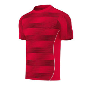 Camiseta de fútbol Kits de equipo de poliéster de secado rápido Precio razonable Logotipo personalizado de alta calidad Servicio OEM - Product Image 3