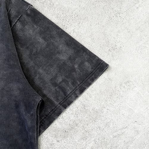 Camiseta de Algodón con Estampado Personalizado y Lavado Ácido, Corte Ajustado, para Reuniones de Clase y Eventos Grupales - Product Image 4