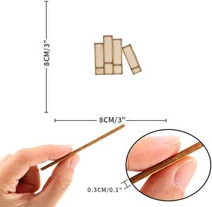 Stack of Books Wood Craft Unfinished <b>Wooden</b> Cutout Art DIY Signs Inspirational Wall <b>Plaque</b> Classic Wood Hanging Wall Art - Product Image 3