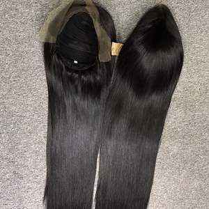 Vente en gros de haute qualité naturelle droite Remy vierge cheveux humains couleur noire extensions de perruque pour les femmes de vietnamien - Product Image 2