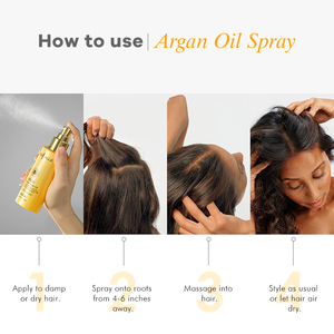 Niebla de fragancia para el cabello ligera de salón profesional 120ml Spray de Perfume para el cabello con aceite de argán de larga duración sin alcohol - Product Image 4