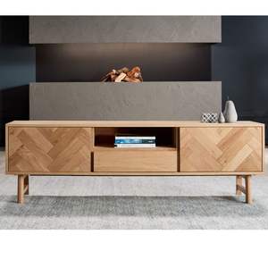 <b>Modern</b> Industrial High Quality Teak Wood Side Cabinet for Home Solid and Strong with Storage Features <b>Bed</b> Furniture - Product Image 3