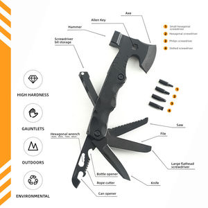 Multi-Purpose Industrial Grade Outdoor Multifunctional Steel Handle Hatchet <b>Camping</b> Hiking - Product Image 2