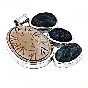 Ensemble de pendentifs géométriques en zircon et cristal, bijoux classiques et imposants pour les fêtes, les mariages, les cadeaux et les fiançailles - Product Image 3