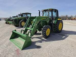 Tractor de Ruedas John Deere 6130R Usado, Motor Cummins de 140HP, en Venta - Product Image 3