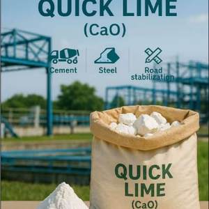 High Reactivity Calcium Oxide (CaO) Quick <b>Lime</b> Organic Fertilizer for Construction and Metallurgy - Product Image 1