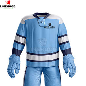 Meilleur prix Ensembles d'uniformes de hockey sur glace de nouvelle conception en stock! - Product Image 5