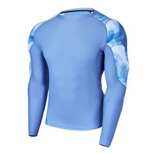 Personnalisez votre propre logo Rash Guard sublimé à manches complètes Meilleure qualité Sportswear Nouveau design Rash Guard pour hommes - Product Image 1