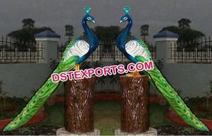 รูปปั้นนกยูงใยไฟเบอร์ตกแต่งงานแต่งงานที่ดีงามรูปปั้นนกยูงทางเข้างานแต่งงานรูปปั้นนกยูงสีขาวต้อนรับไฟเบอร์รูปปั้นนกยูงสหราชอาณาจักร - Product Image 6