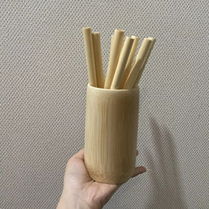 Vaso de Bambú Popular Hecho con Material de Fibra Renovable para el Mercado de Bebidas, Hecho en Vietnam - Product Image 1