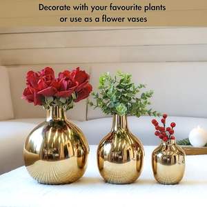 Handmade iron vase for flower <b>arrangement</b> rustic metal decorative pot perfect for home office hotel or restaurant <b>table</b> decor - Product Image 2