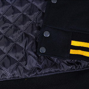 Vestes d'université à manches en cuir pur sur mesure pour hommes vestes d'hiver chaudes et durables vente chaude de vestes Lettermen personnalisées - Product Image 5