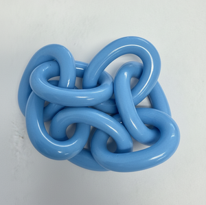 Anneaux de serviette en résine faits à la main, style chaîne |   Porte-serviettes modernes à design relié |   Disponible en plusieurs couleurs et finitions OEM ODM - Product Image 4