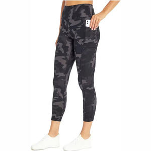 Mallas deportivas de cintura alta con logotipo personalizado, pantalones de entrenamiento de secado rápido de talla grande XL, ajuste de compresión de rendimiento mejorado con logotipo personalizado - Product Image 6