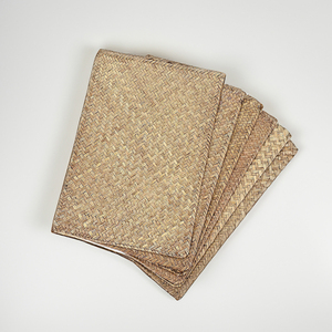 VietnamCrafts - Salvamanteles Rectangular de Bambú Natural de Vietnam, Estilo Rústico, Reutilizable y Ecológico - TP2037 - Product Image 4