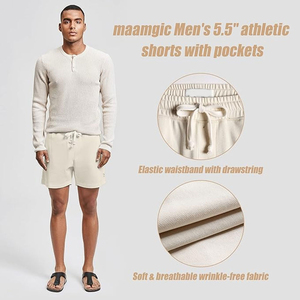 Personalizado verano deporte algodón Terry sudor Unisex pantalones cortos hombres correr gimnasio de talla grande pantalones cortos de los hombres - Product Image 3