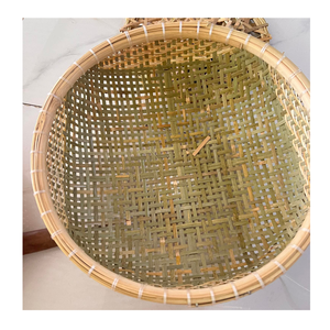 Couvre-plat en bambou fait à la main, plateau en bambou, panier de séparation en bambou pour la cuisine - Product Image 1