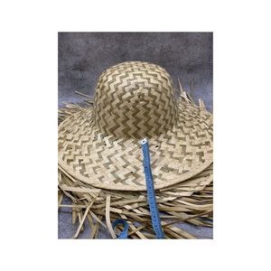 Chapeau de paille écologique fait à la main de haute qualité accessoire de mode de plage pour la Protection solaire chapeau de paille unisexe pour les activités de plein air - Product Image 4