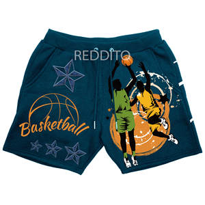 2026 Men's Polyester Hip Hop Casual Summer High Street Eco-Friendly Waterproof Windproof Jogging Shorts <b>Elastic</b> <b>Waistband</b> Two - Product Image 2