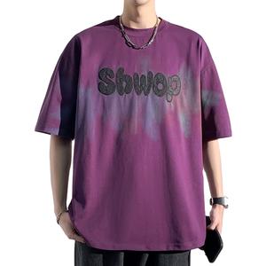 Fabricante de Camisetas Estampadas, Camiseta Extra Grande, Camiseta Vintage de Gran Gramaje, Camiseta Personalizada con Estampado 3D en Relieve para Hombre - Product Image 1