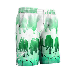 Vente directe d'usine nouveaux shorts décontractés pour hommes à la mode dans la méthode de tissage non tissé d'impression de sublimation d'entraînement de taille plus - Product Image 5