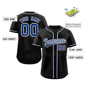 Men's Baseball Jerseys Sets Custom Wholesale Breathable 100% <b>Polyester</b> Quick Dry Uniforms Sublimation Printing <b>Shirts</b> - Product Image 2