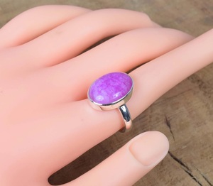925 argent Sterling naturel rose pierre de lune bague à la main lunette réglage ovale coupe pierres précieuses bijoux mariage Occasion cadeau pour elle - Product Image 4