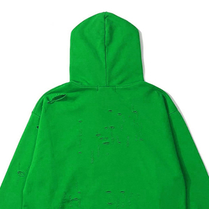 New Fashion OEM Men's Distressed Hoodies in High Quality <b>Material</b> Quick Dry Breathable Distressed Men Hoodies with Custom Colors - Product Image 3