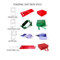 Cajas de regalo vacías personalizadas, bajo MOQ, laminado mate, impresión en relieve, materiales reciclados para el Año Nuevo chino, Navidad