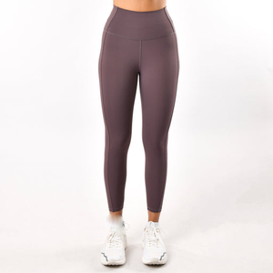 เลกกิ้งลำลองเอวสูงใส่สบายสำหรับผู้หญิง เลกกิ้งเนื้อผ้าเบาคล้ายผ้าฝ้าย กระชับรูปร่าง ยืดหยุ่นได้ - Product Image 1