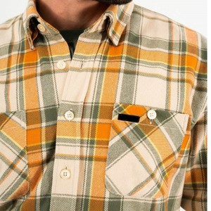 Chemise en flanelle pour homme, vêtement décontracté, tendance, anti-rides, vente chaude, qualité supérieure, prix bas, chemise en flanelle pour homme avec fabrication sur mesure - Product Image 5