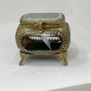 Phong cách và bền kim loại thủy tinh hộp đồ trang sức với minh bạch cho một màn hình quyến rũ của đồ trang trí quý giá và phụ kiện - Product Image 1