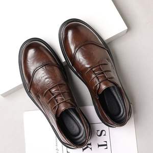 Chaussures habillées en cuir pour hommes, de style Oxford, de haute qualité, sur mesure, décontractées et élégantes - Product Image 4
