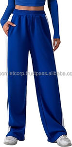 Pantalon de jogging sportif personnalisé à taille haute et élastique pour hommes coupe ample pantalon de fitness extensible et respirant pantalon de survêtement en toile pour l'hiver - Product Image 6