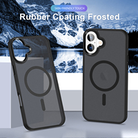 Nueva Funda de Teléfono Móvil Personalizada al por Mayor, Precio de Fábrica, de Lujo, TPU+Acrílico, con Sensación de Piel, Colorida, Magnética, Translúcida, Mate
