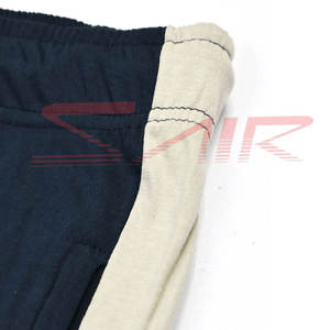 Haute qualité respirant couleur unie hommes décontracté toile pantalon nouveau Design de mode avec élastique taille moyenne Offre Spéciale Streetwear - Product Image 4