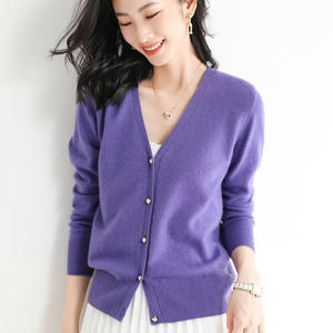 Fabricants de tricots, boutons, tricots de haute qualité, pull en tricot côtelé personnalisé, col rond, manches longues, pull slim pour femmes - Product Image 4