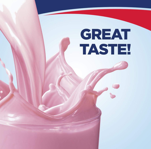 Memastikan nutrisi Plus kocok 8 FlOz pengganti makanan stroberi dengan 9 gram Protein penggunaan sehari-hari