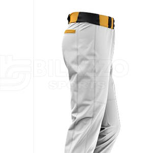 Pantalon de baseball personnalisé en vrac d'approvisionnement d'usine OEM pour hommes pantalon de baseball en polyester Spandex respirant et abordable - Product Image 6
