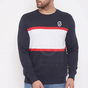 เสื้อสเวตเตอร์ผ้าคอตตอนสำหรับผู้ชายหลากสีเสื้อสเวตเตอร์ผ้าหนาไซส์ใหญ่พิเศษสำหรับฤดูหนาวออกแบบได้ตามต้องการสำหรับผู้ใหญ่ - Product Image 1