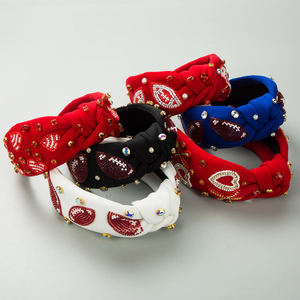 ที่คาดผมคุณภาพสูง ประดับลูกปัด สำหรับงานเลี้ยง ฟุตบอลอเมริกัน ฟุตบอล  สไตล์ยุโรปและอเมริกา - Product Image 5