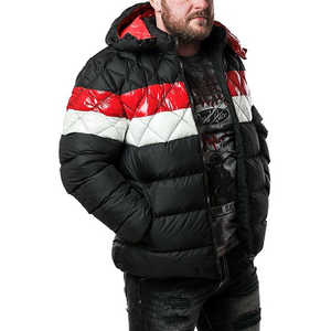 Venta caliente 2025 Diseño de logotipo personalizado Chaqueta de burbuja de tendencia para hombres con bolsillos de dos lados de gran tamaño en dos colores - Product Image 5