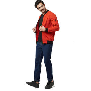 Usine directe quantité minimale de commande bas qualité supérieure blousons de bombardier en toile légère pour hommes impression numérique personnalisée col montant pour l'hiver - Product Image 6