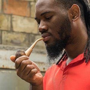 Pipa de fumar de madera ecológica para hierbas, pipa de madera artesanal para tabaco suave, ideal para clubes, bares y hookah. - Product Image 2