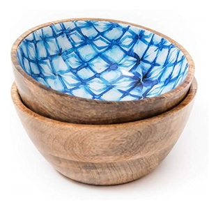 Ensaladera de madera de calidad superior, superventas, cuenco de sopa de forma redonda, ensaladera de madera clásica y elegante al por mayor - Product Image 4