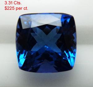 El mejor precio al por mayor 100% Natural tanzanita azul oscuro brillante corte facetado piedra preciosa suelta del fabricante indio - Product Image 2