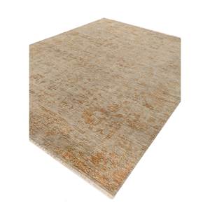 Alfombra de Lana Anudada a Mano Erbe Green Skwl-713 con Patrón de Medallón Abstracto para Entrada, Sala de Estar, Pasillo y Habitación Modelo - Product Image 2